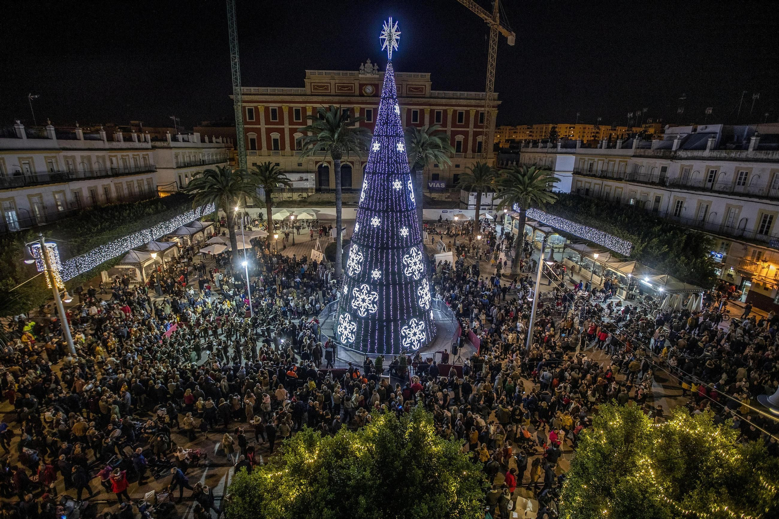 Navidad de 2018: plaza del Rey y Ayuntamiento
