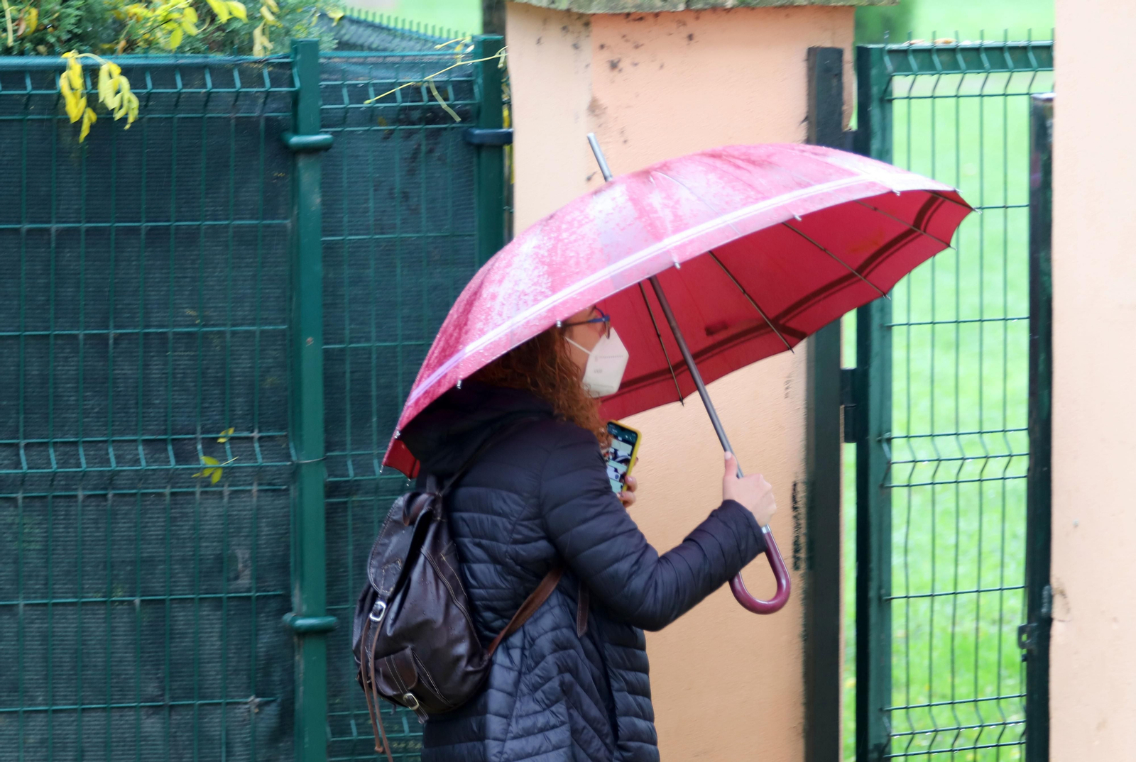 La mañana del sábado despide las lluvias de otoño en Huelva