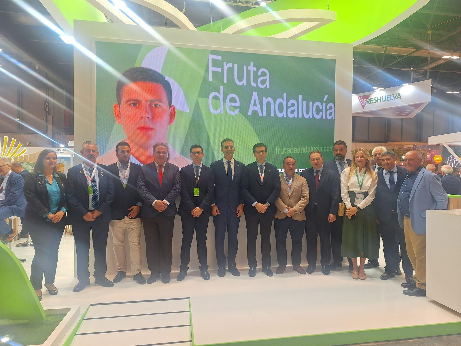 Imágenes de la participación de Huelva en la primera jornada de Fruit Attraction 2024