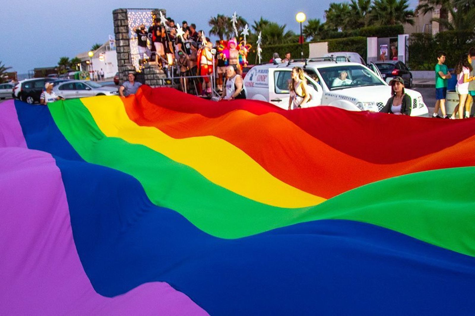 Desfile del Orgullo LGTBIQ de Vera del año pasado.