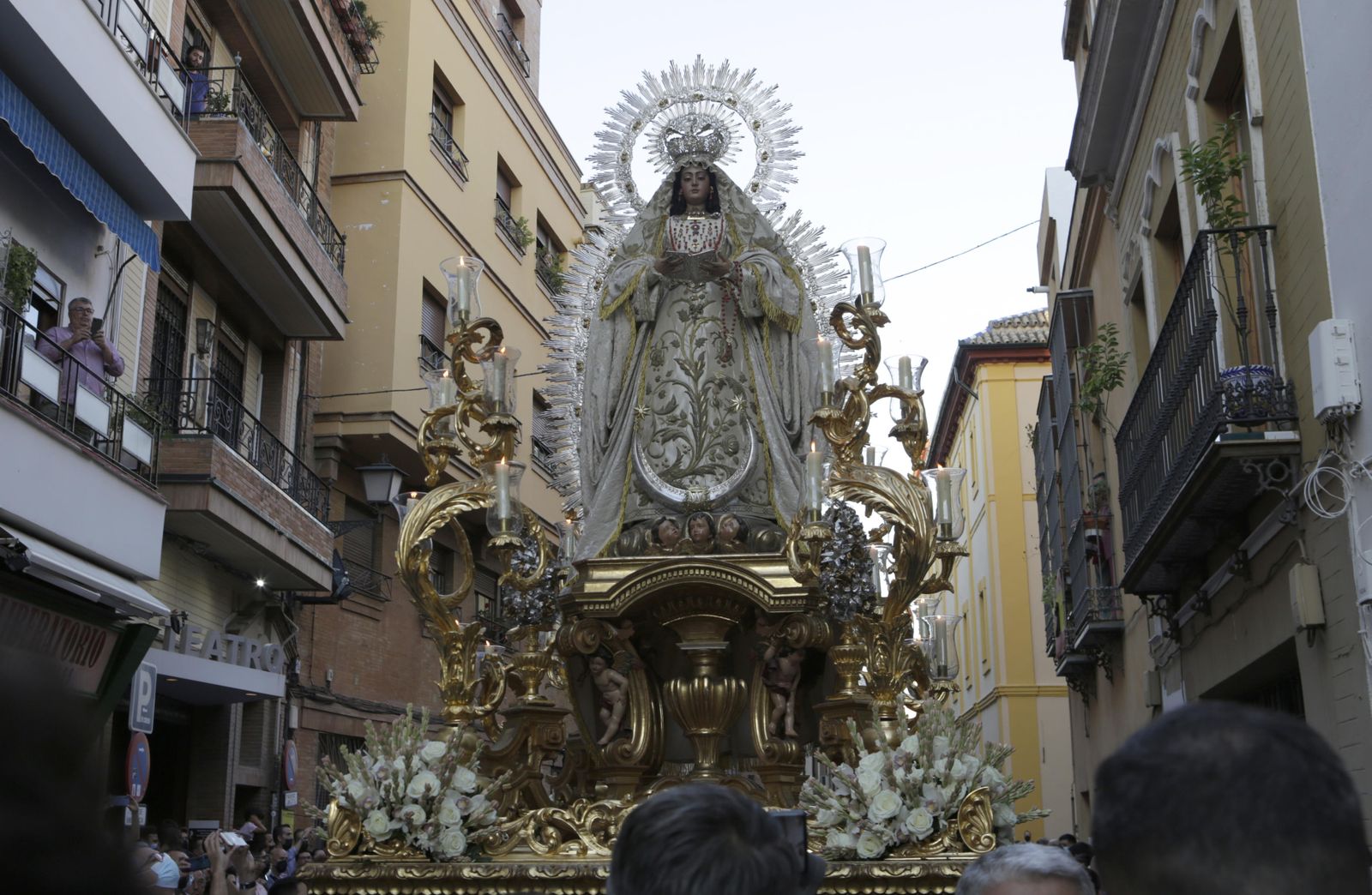 La salida de la Virgen de la Encarnación, en imágenes