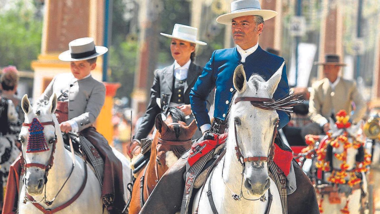 El paseo de caballos por la Feria.