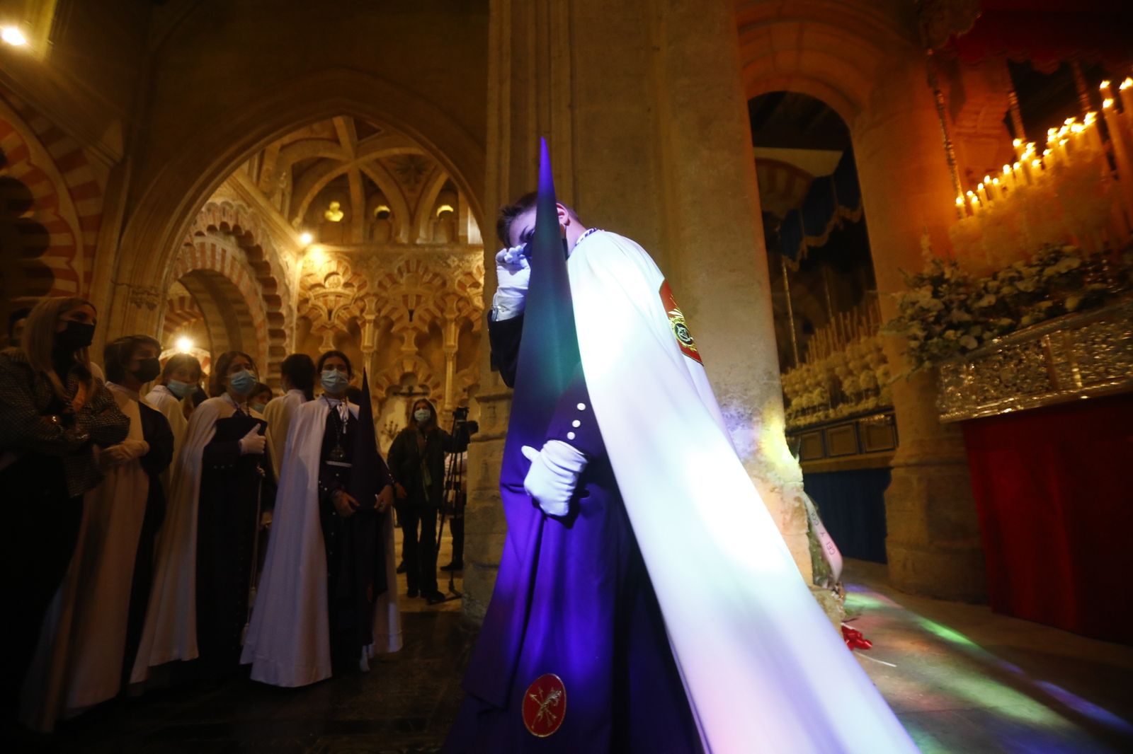 La hermandad de La Agonía de Córdoba suspende su procesión del Martes Santo, en imágenes