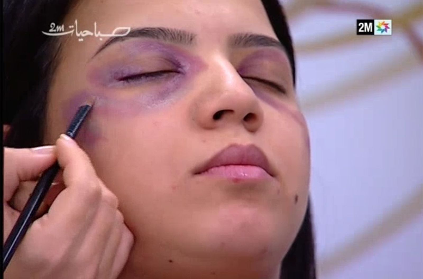 Una captura del vídeo de la cadena 2M.