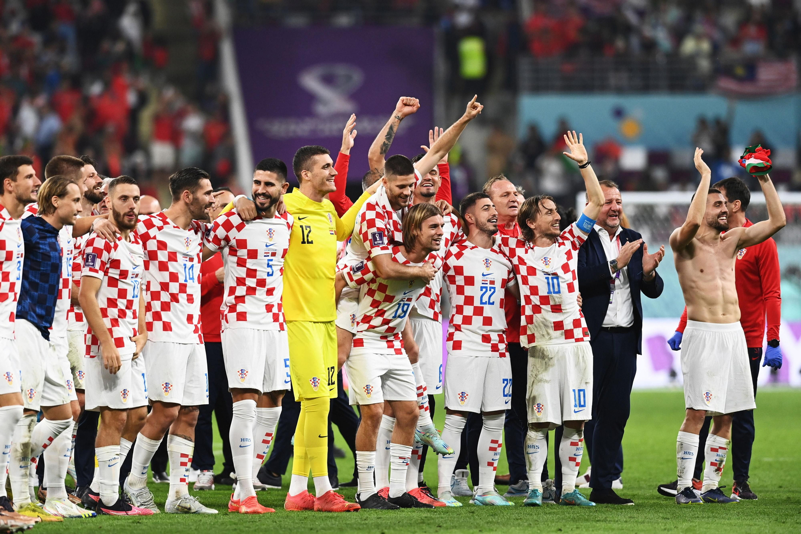 Las fotos del Croacia-Marruecos del Mundial de Qatar