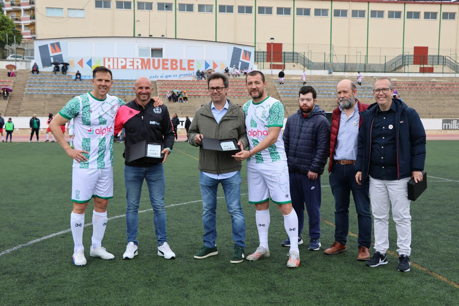 En imágenes: fútbol y arte se unen en Úbeda para apoyar a la Asociación Síndrome de Down Jaén