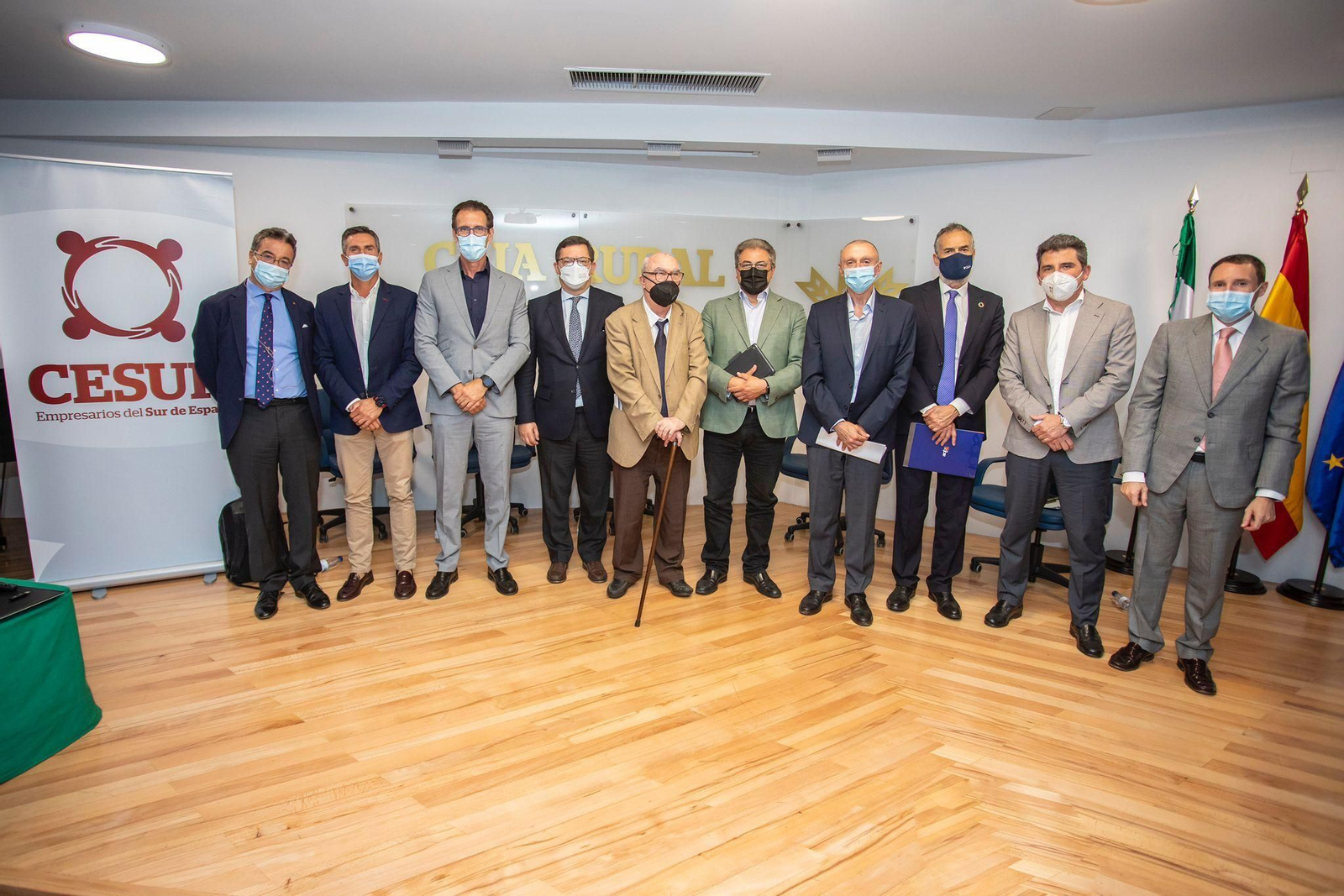 Reunión de la Asociación de Empresarios del Sur en Huelva.