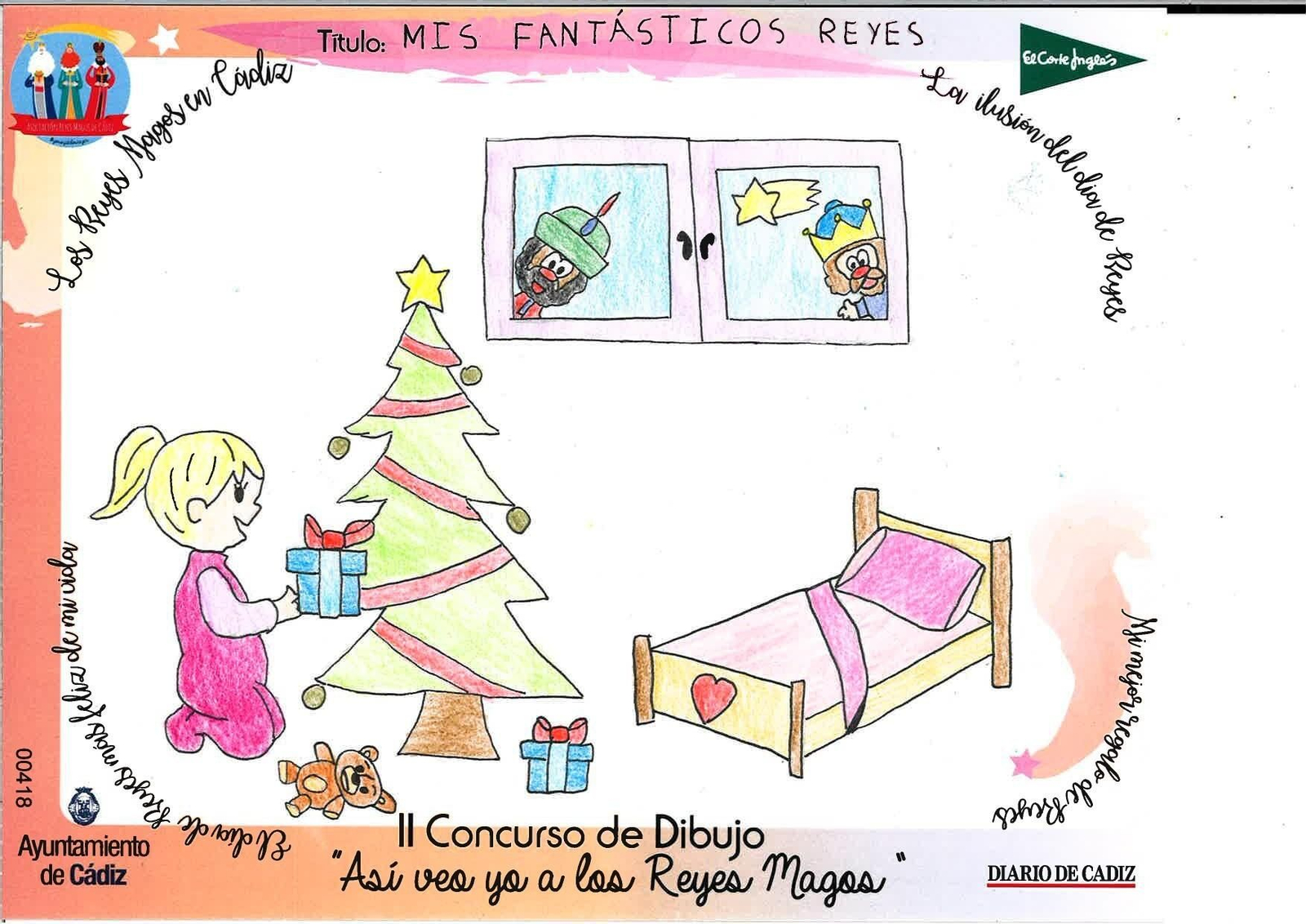 Las felicitaciones finalistas del II Concurso de Dibujo 'Así veo yo a los Reyes Magos'
