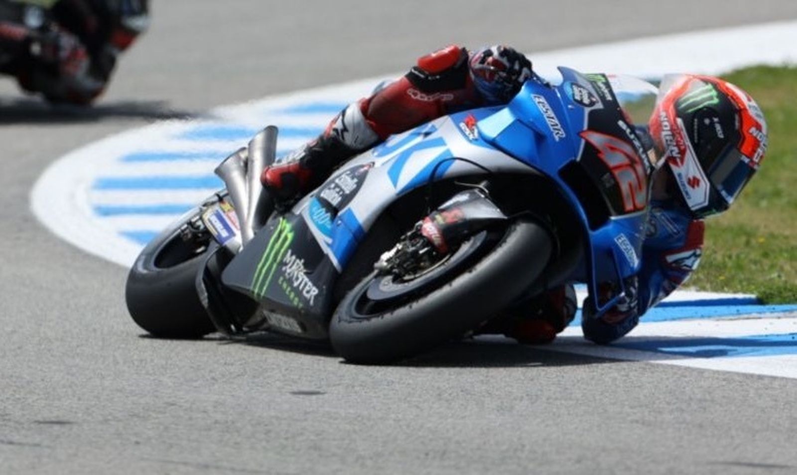 Álex Rins, en el pasado Gran Premio de España.