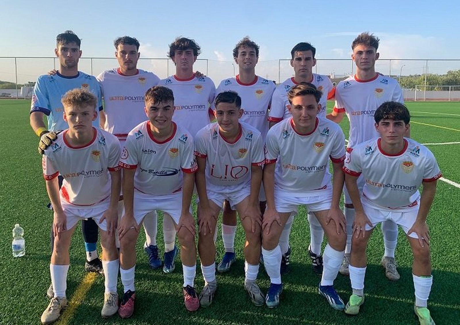 Once titular del filial marteño en su duelo ante el Mogón CF.