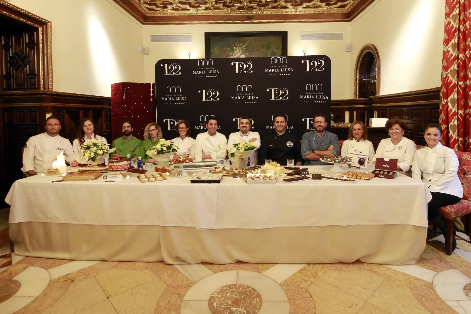 Primer acto de la asociación 'Pasteler@s. Cádiz', en Casa Palacio María Luisa, este martes. Primer acto de la asociación 'Pasteler@s. Cádiz', en Casa Palacio María Luisa, este martes.