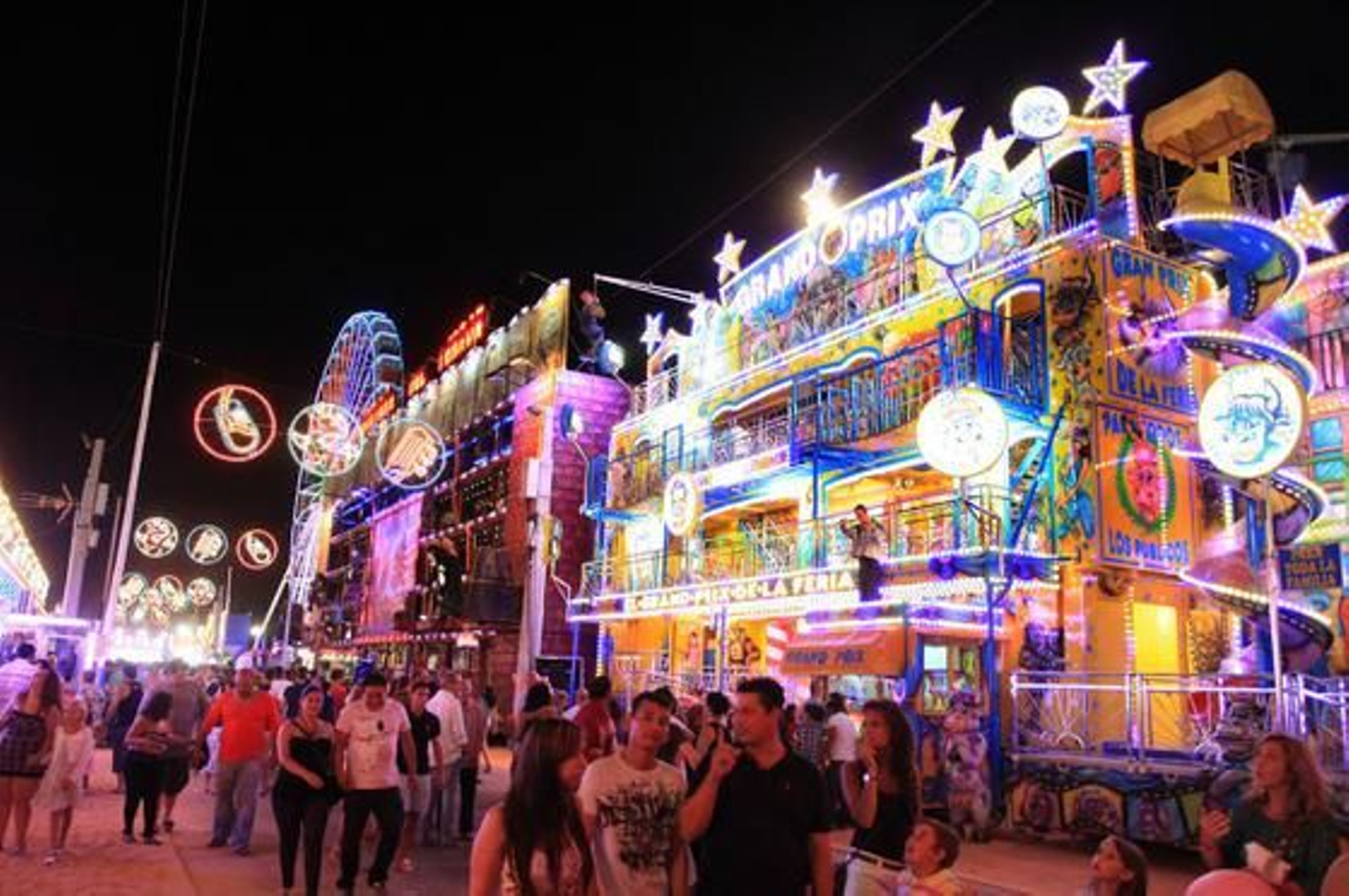 Imágenes del tercer día de feria de las Colombinas.

Foto: Alberto Dom?uez