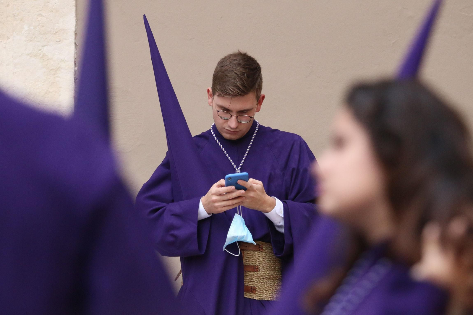 La procesión de las Angustias de Almería, en imágenes