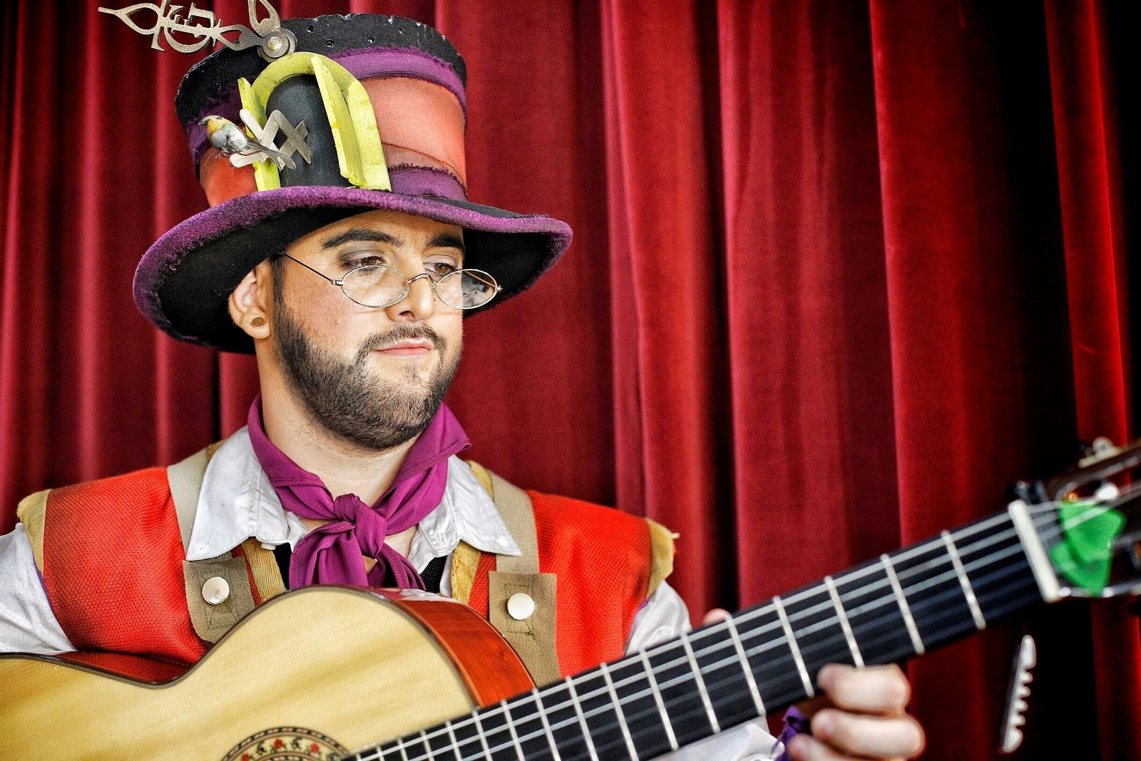 Comparsa 'El paseíto' en camerinos.