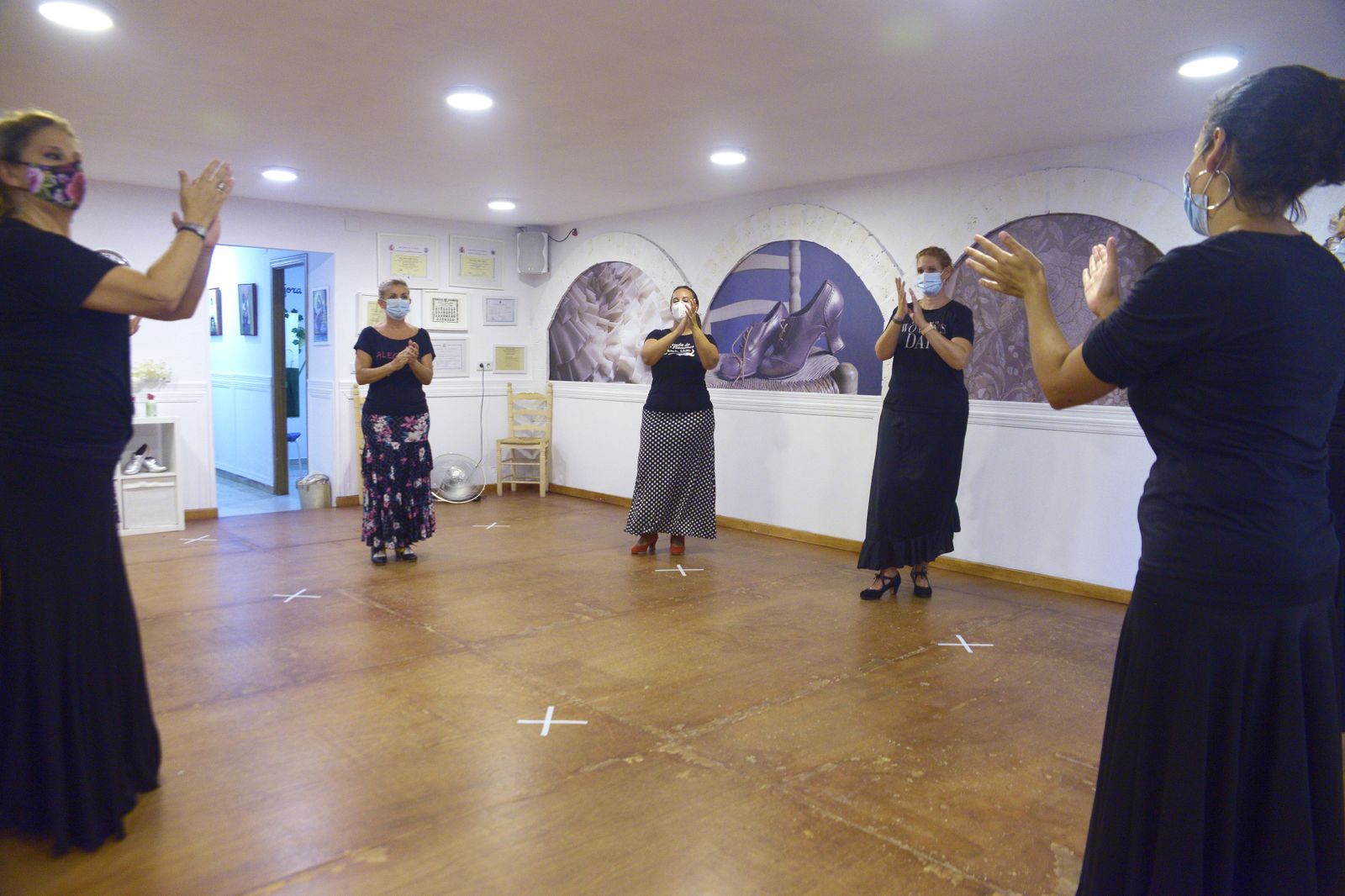 Fotos  de la academia de flamenco de Monika Bellido