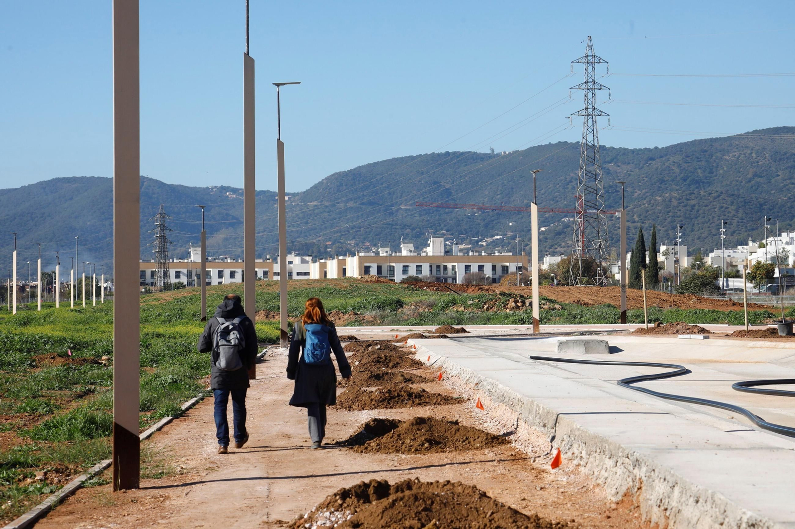 Así avanzan las obras del nuevo parque de la Arruzafilla, en imágenes