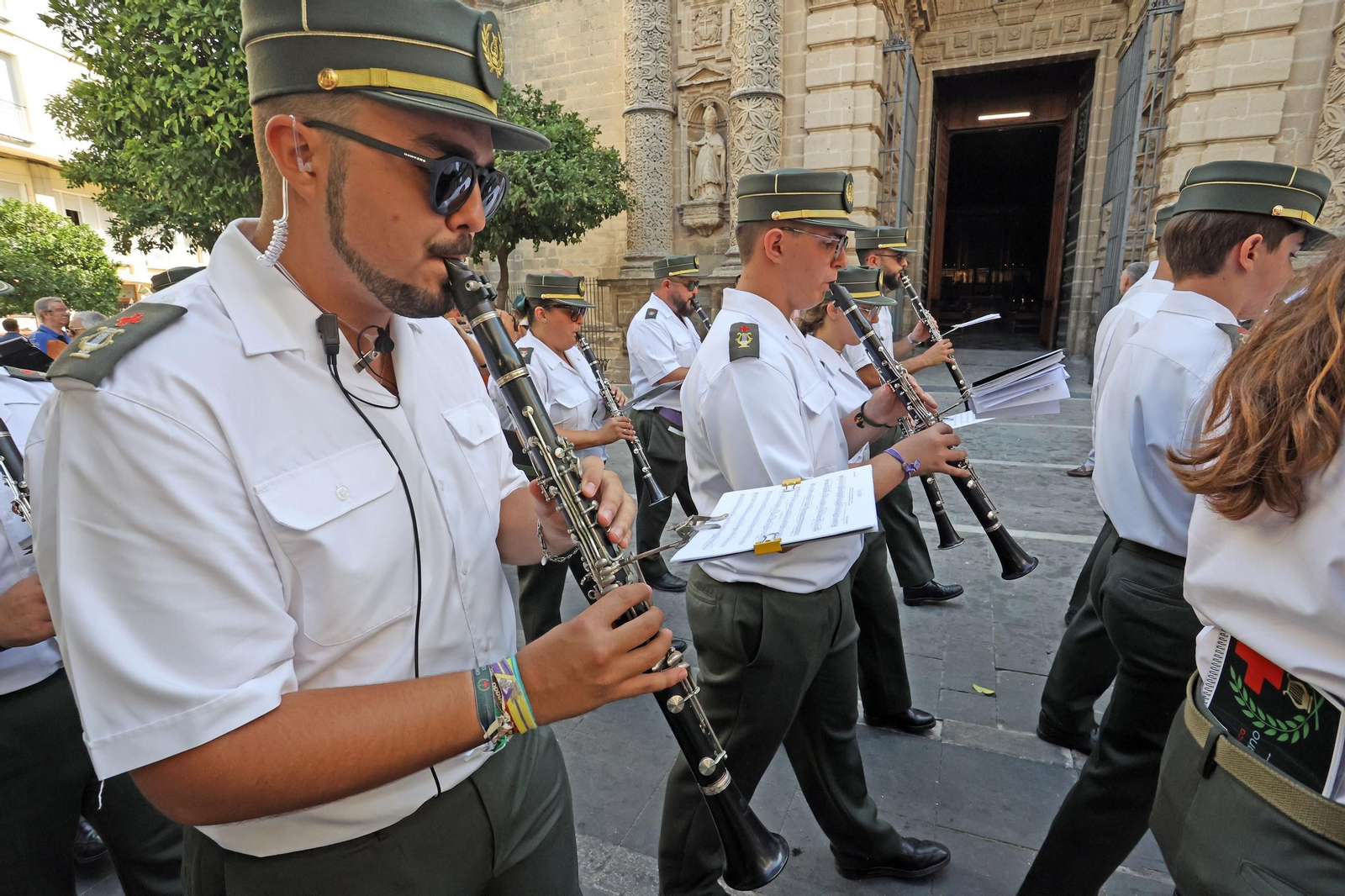 Salida del Corpus de Minerva de San Miguel en Jerez