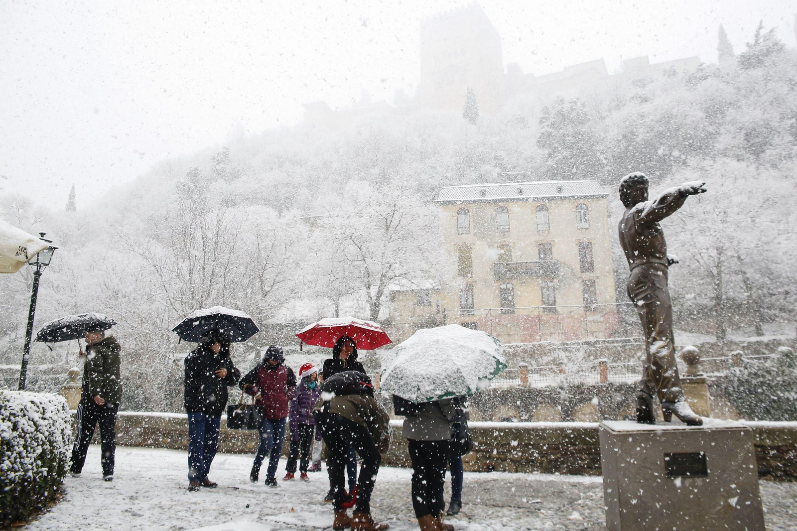 Una nevada como regalo de Reyes