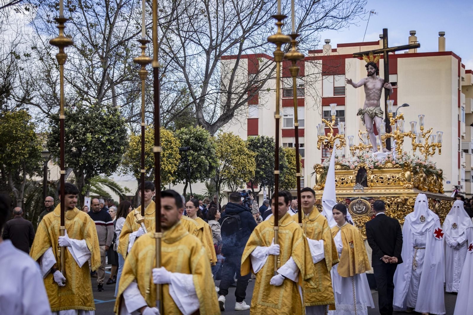 Las imágenes de la hermandad de la Resurrección en la Semana Santa de San Fenrando 2025
