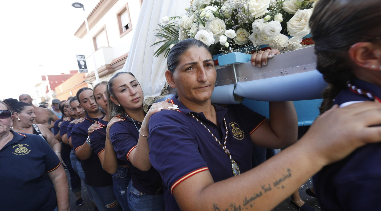 Procesión de la Virgen del Carmen de la iglesia de la Atunara en La Línea