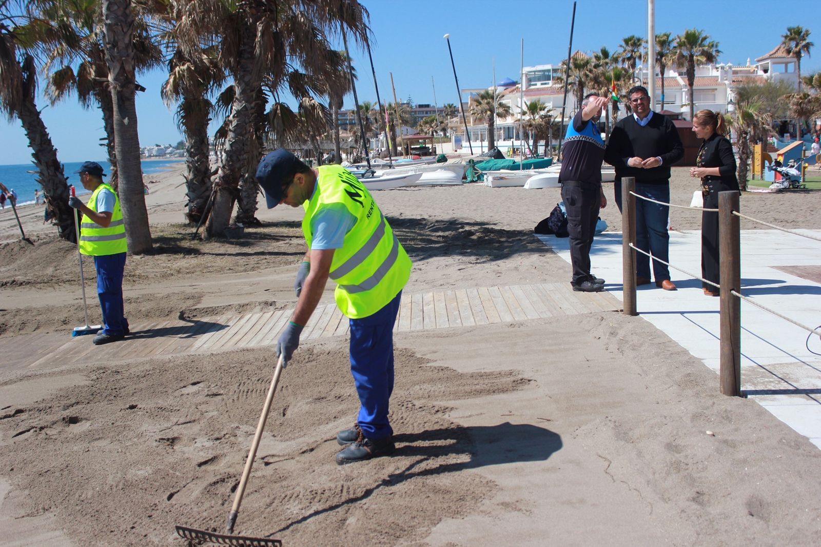 Trabajadores de Renta Básica.