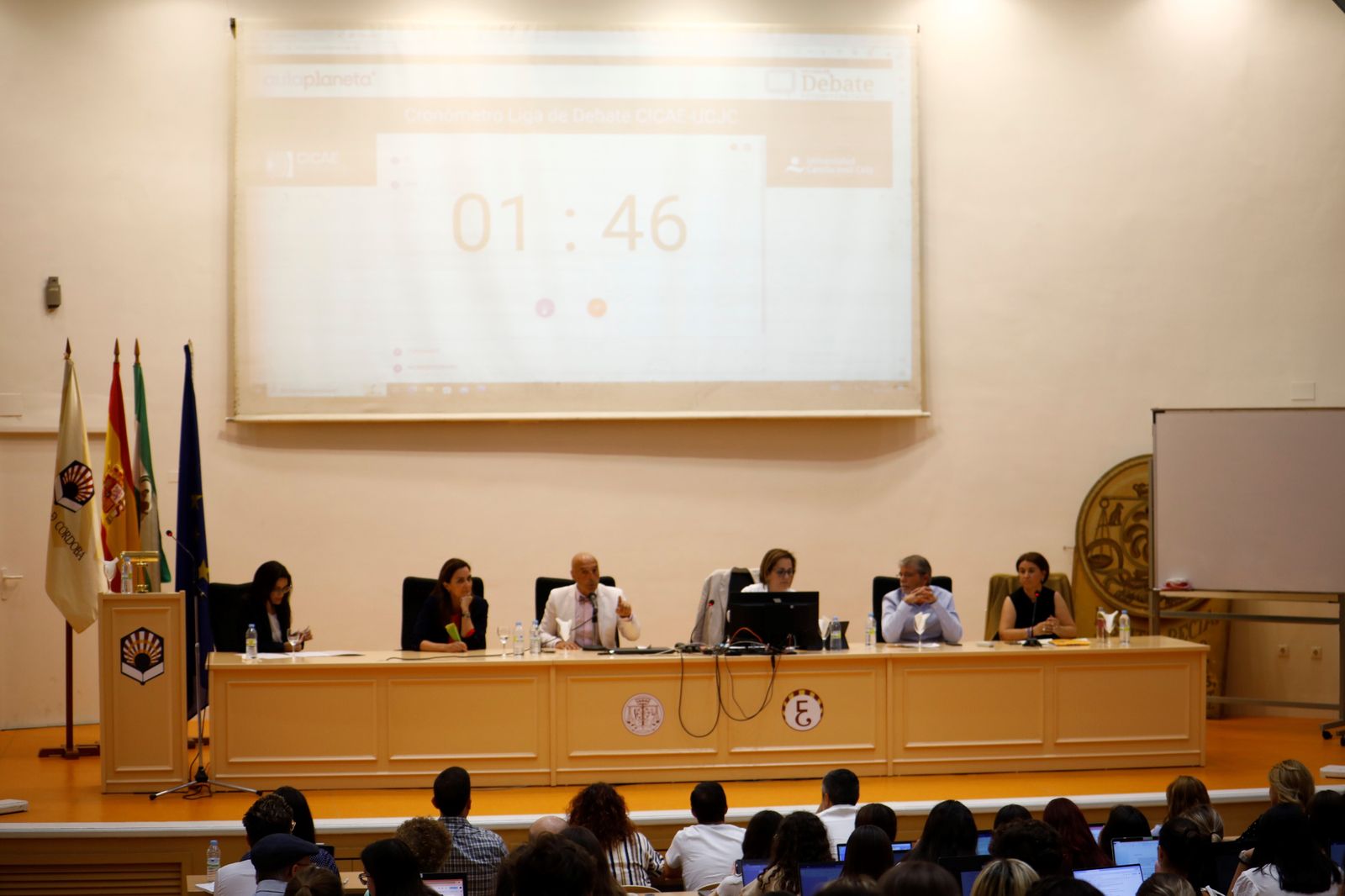 Debate electoral en la Facultad de Derecho de Córdoba