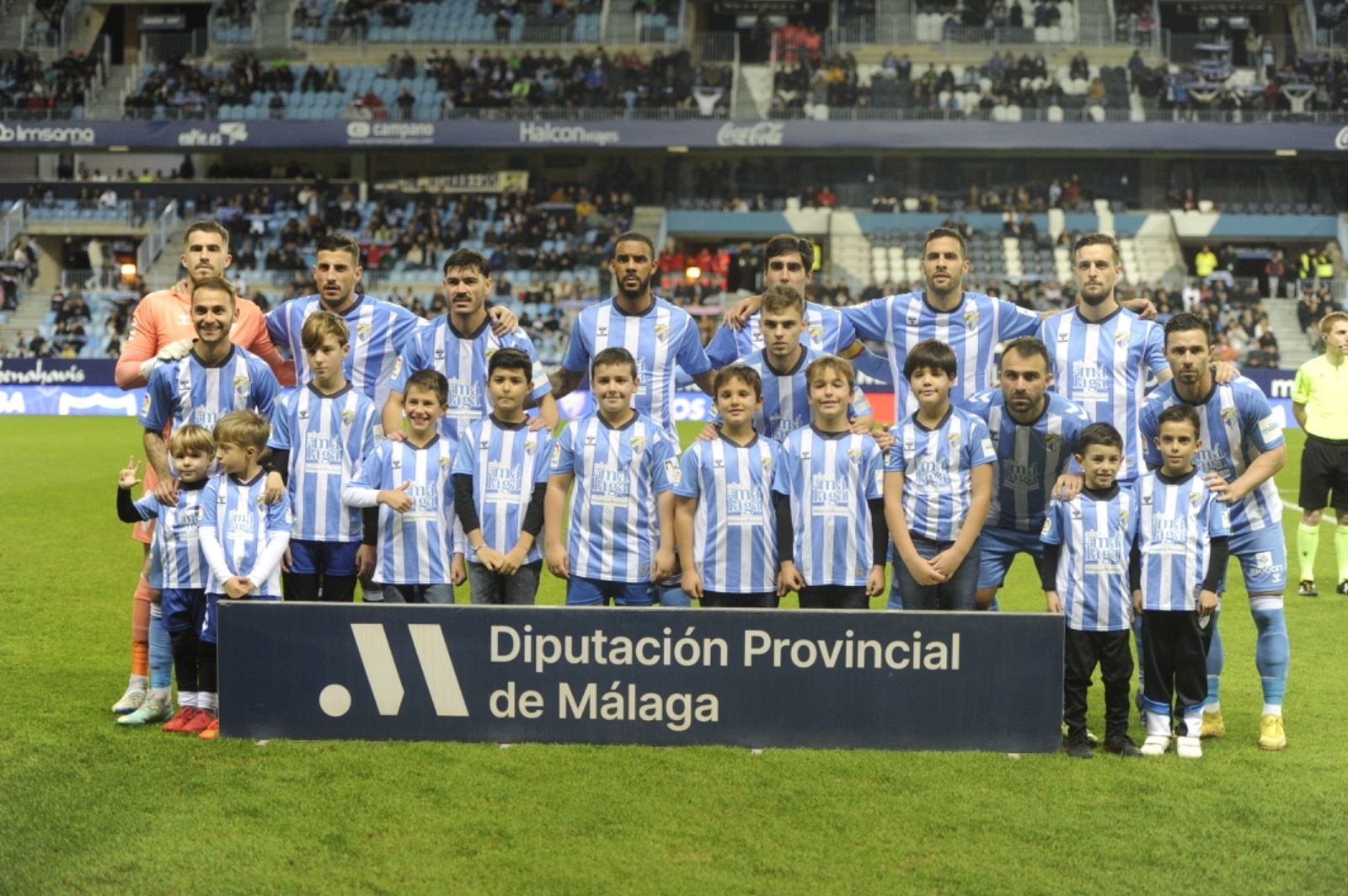 Once del Málaga CF ante el Alavés.