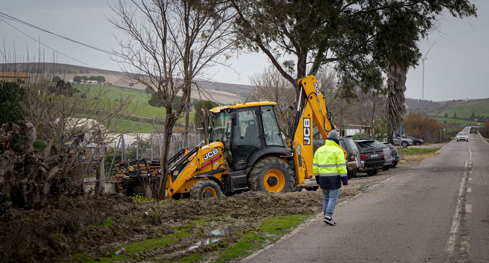 Imágenes de los efectos del temporal Kristin a su paso por Jerez