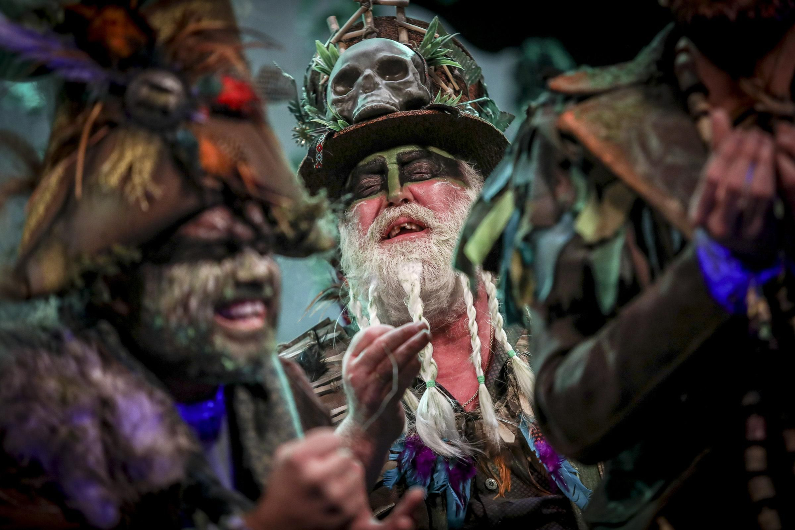 Comparsa Los salvajes. Foto Jesus Marin