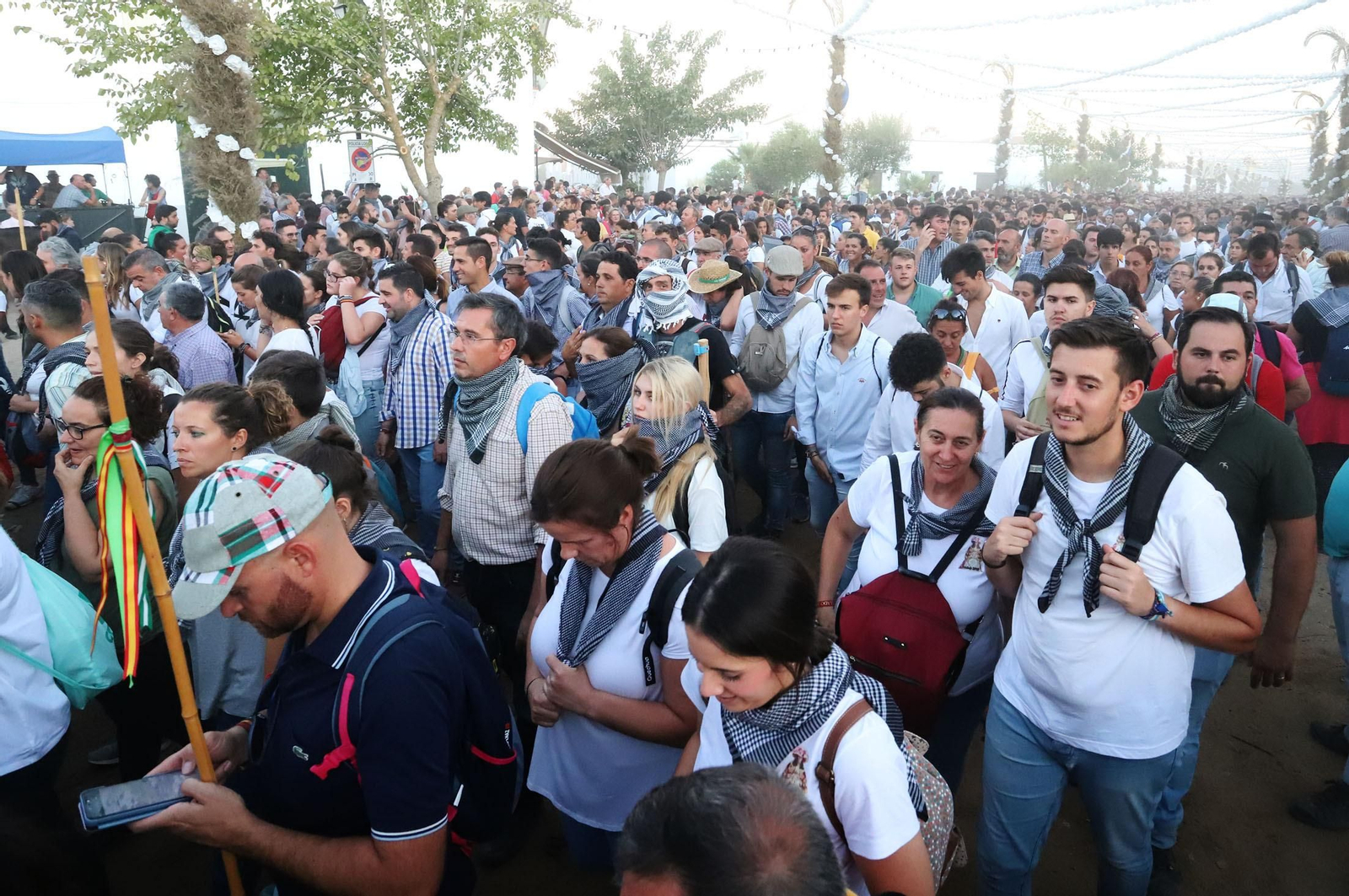 Recuerda las imágenes de la Venida de la Virgen del Rocío a Almonte en 2019