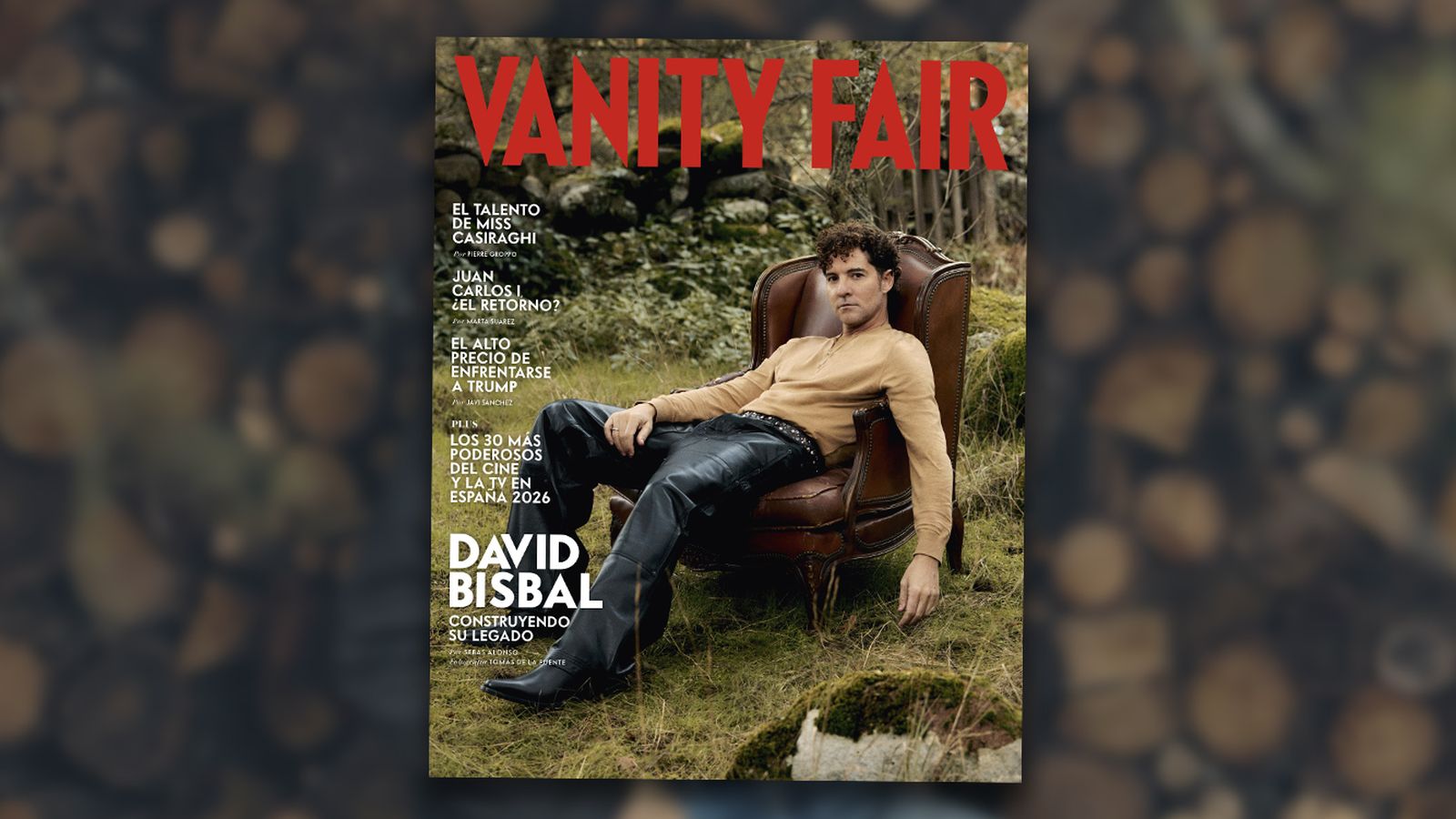 David Bisbal es portada de la revista 'Vanity Fair'.