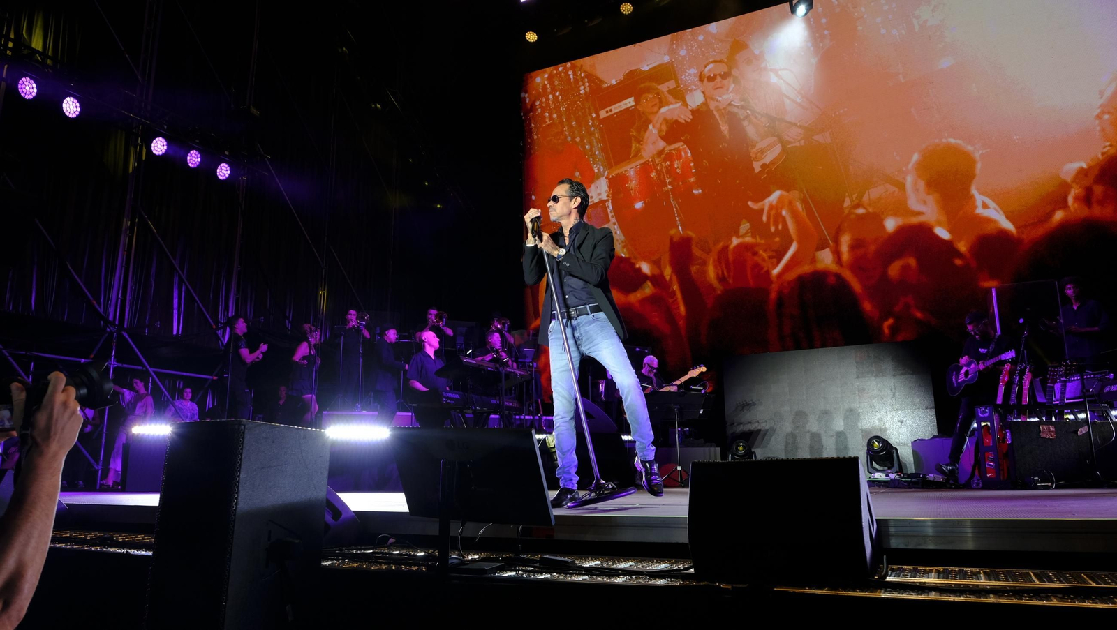 Concierto de Marc Anthony en Roquetas, en imágenes