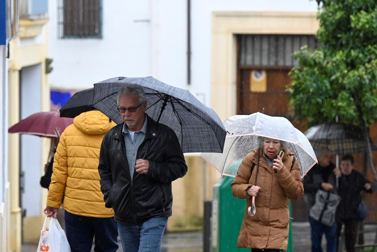 La lluvia que deja la borrasca Konrad en Córdoba, en imágenes