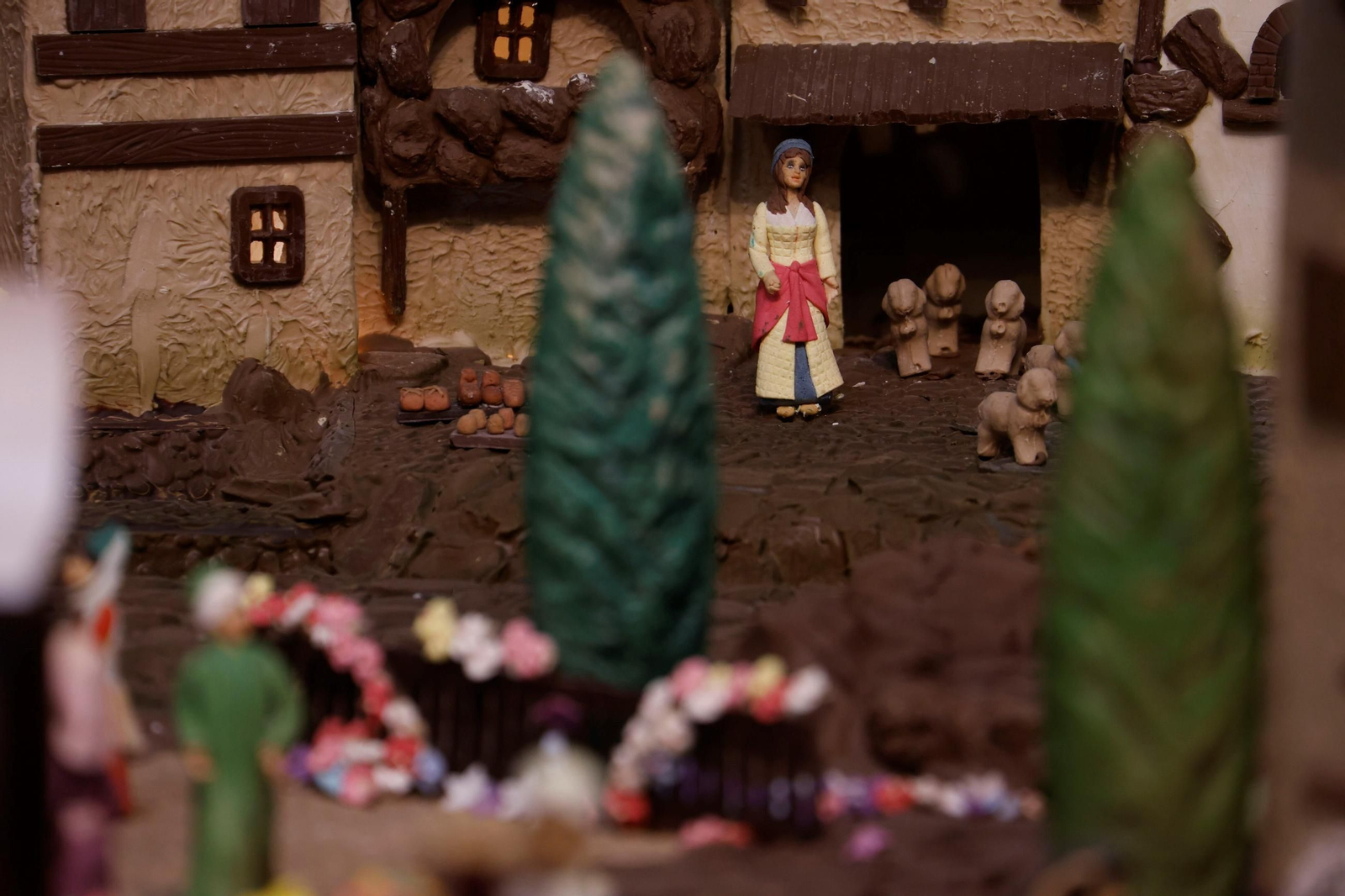 El belén de chocolate de Rute, al detalle en estas fotos