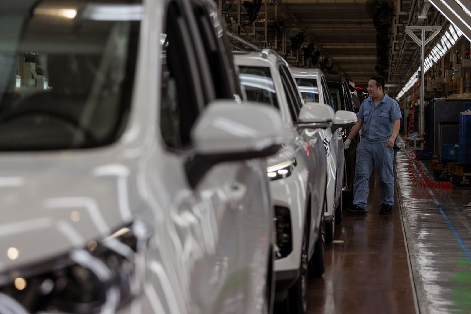 Una fábrica de SAIC Maxus en China.