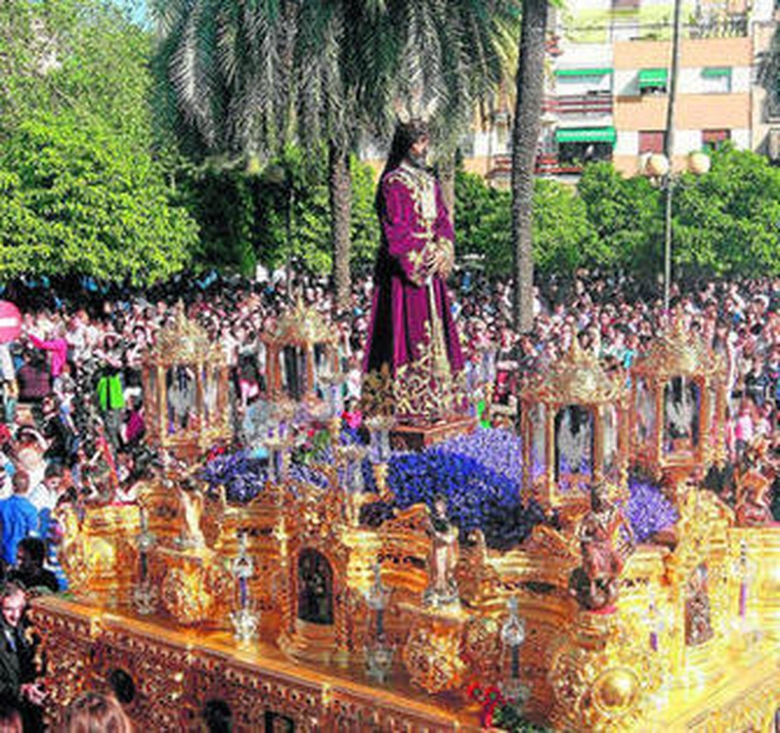 El Rescatado, en la plaza del Cristo de Gracia.