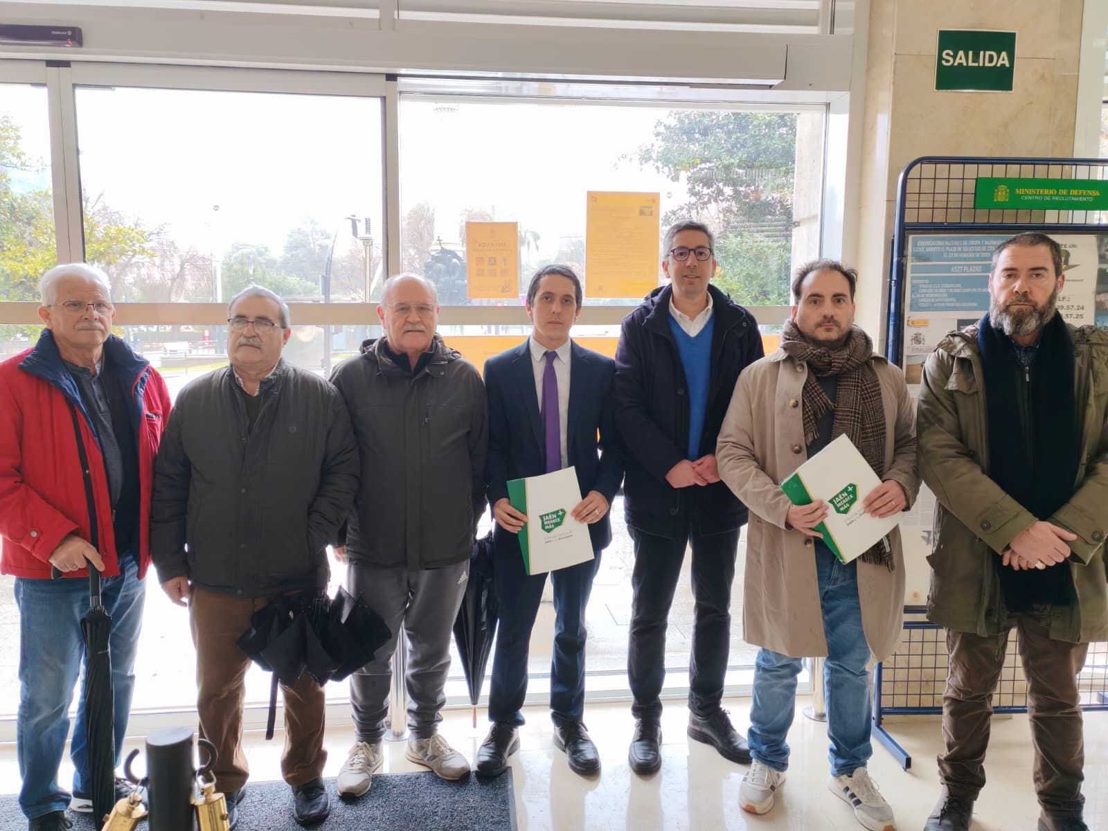 Registro del escrito al Ministerio de Transportes.