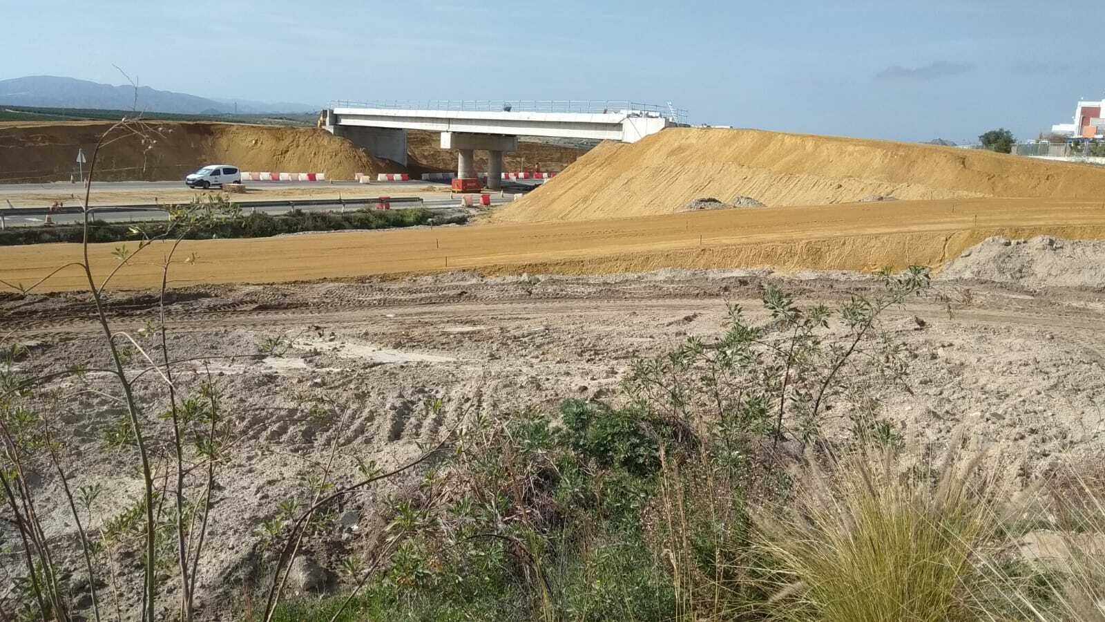Estado actual de las obras en el acceso a Puerto Rey.
