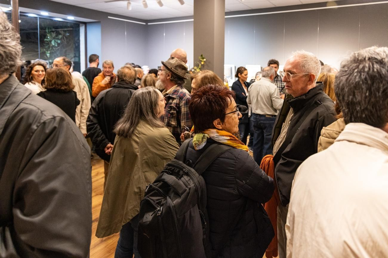 Inauguración de la exposición 'Materia común', de los pintores Paco y Alberto Carrillo
