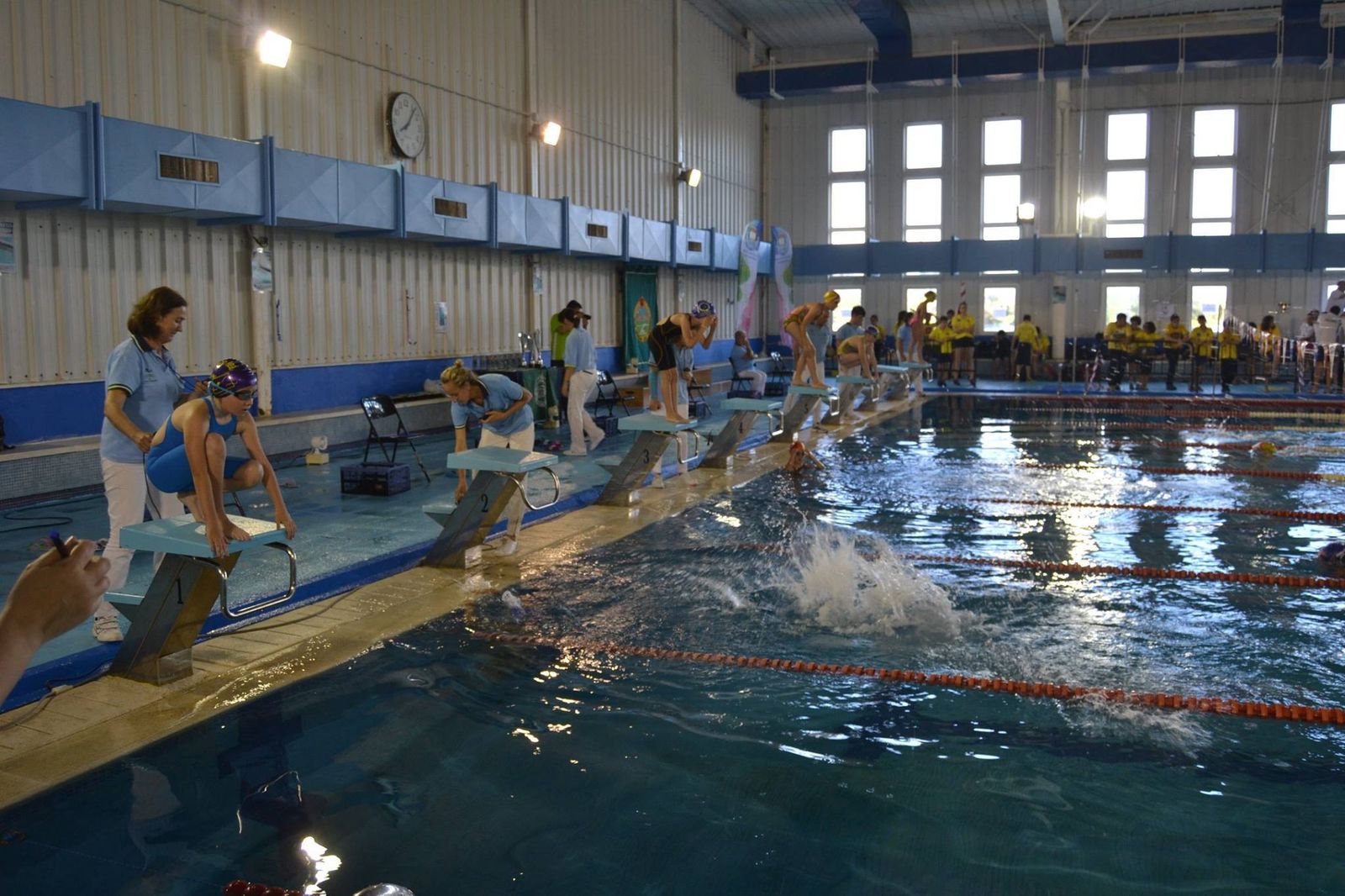 Un momento del trofeo de Natación celebrado el año pasado.