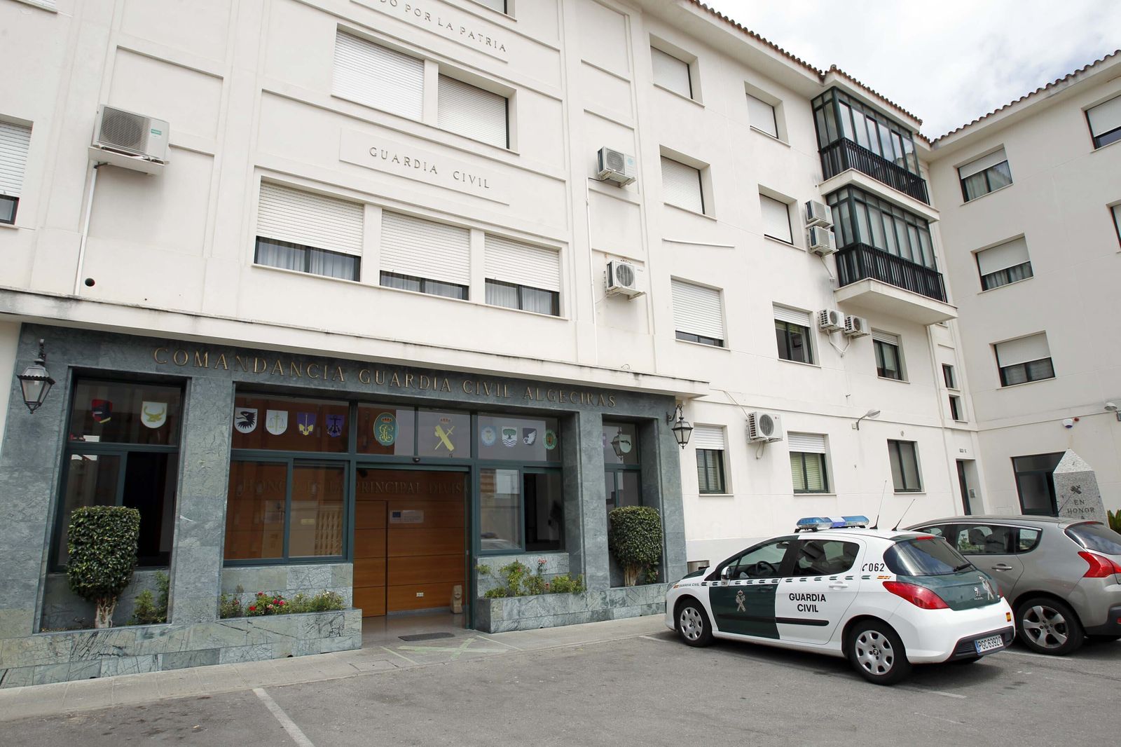 La entrada a la Comandancia de Algeciras.