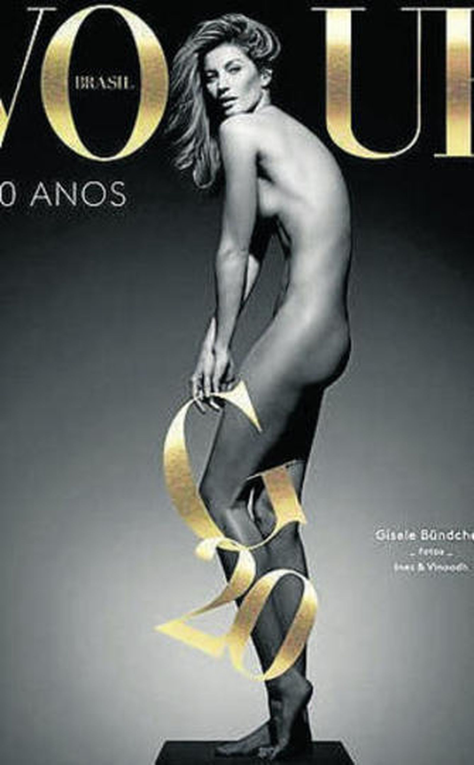 Gisele Bündchen se desnuda para 'Vogue Brasil'
