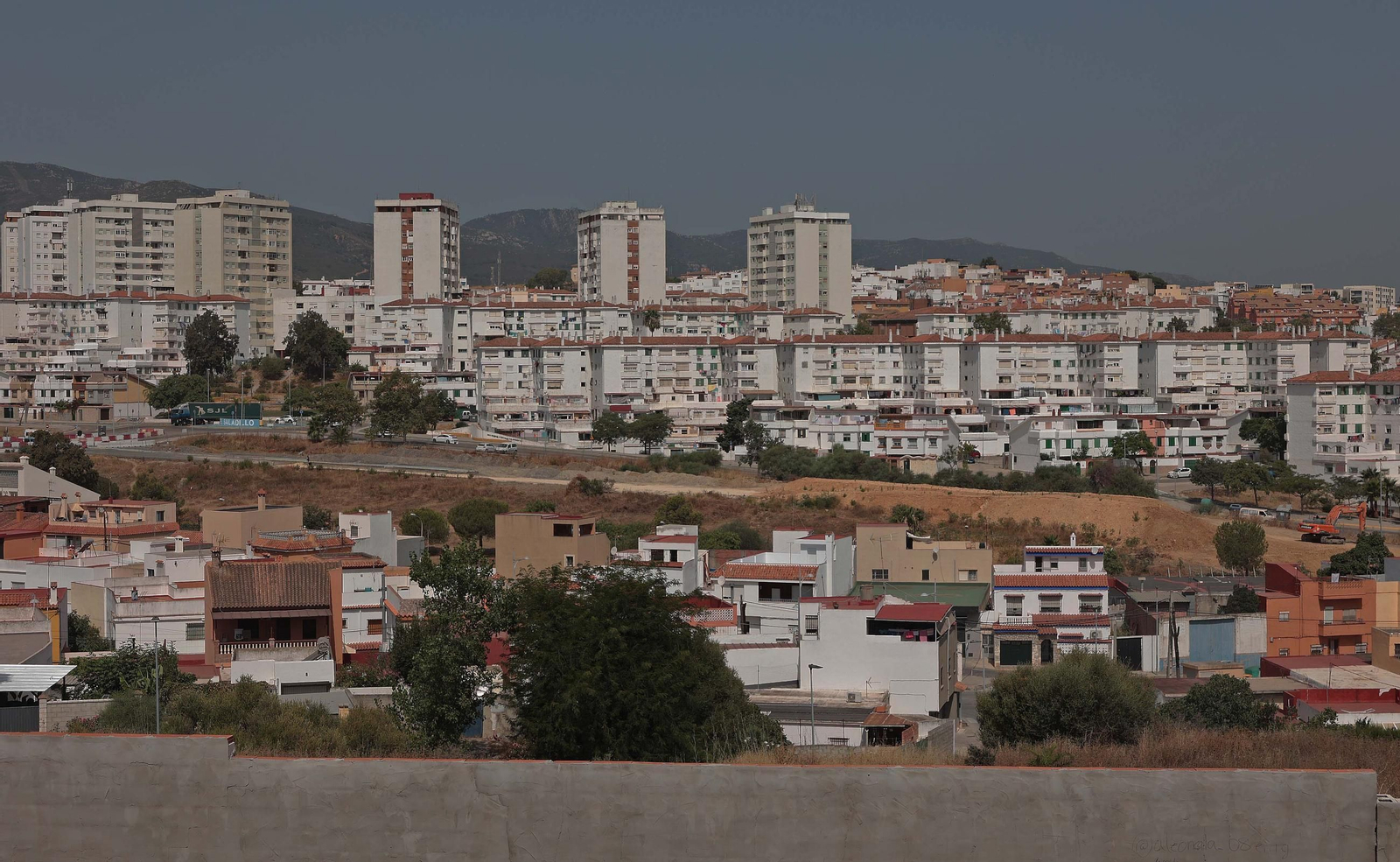 Fotos de las obras del Acceso Sur a Algeciras en La Juliana