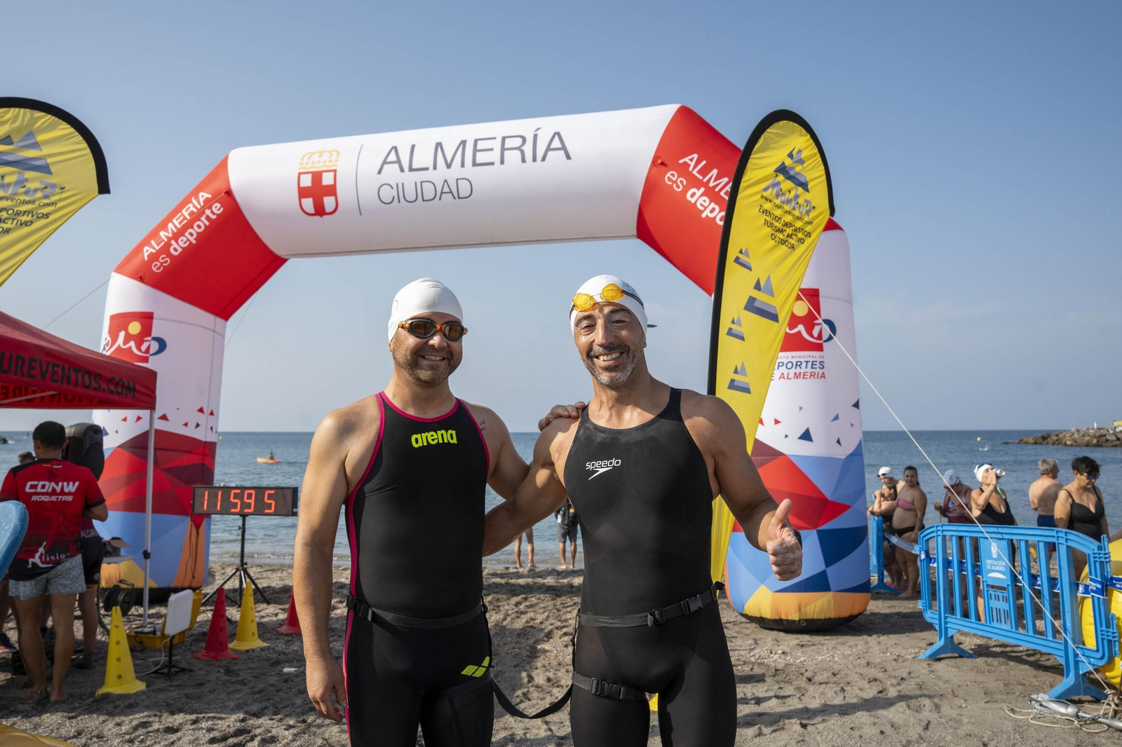 Travesía a nado Carlos Tejada de Almería