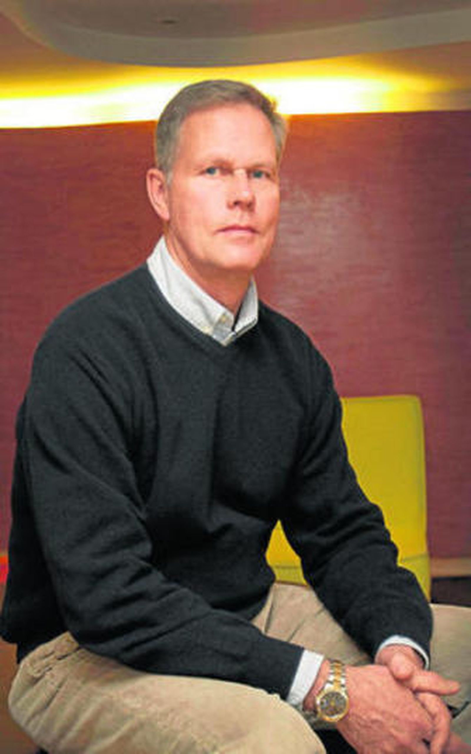 Alwin van der Linde, esta semana en Granada.