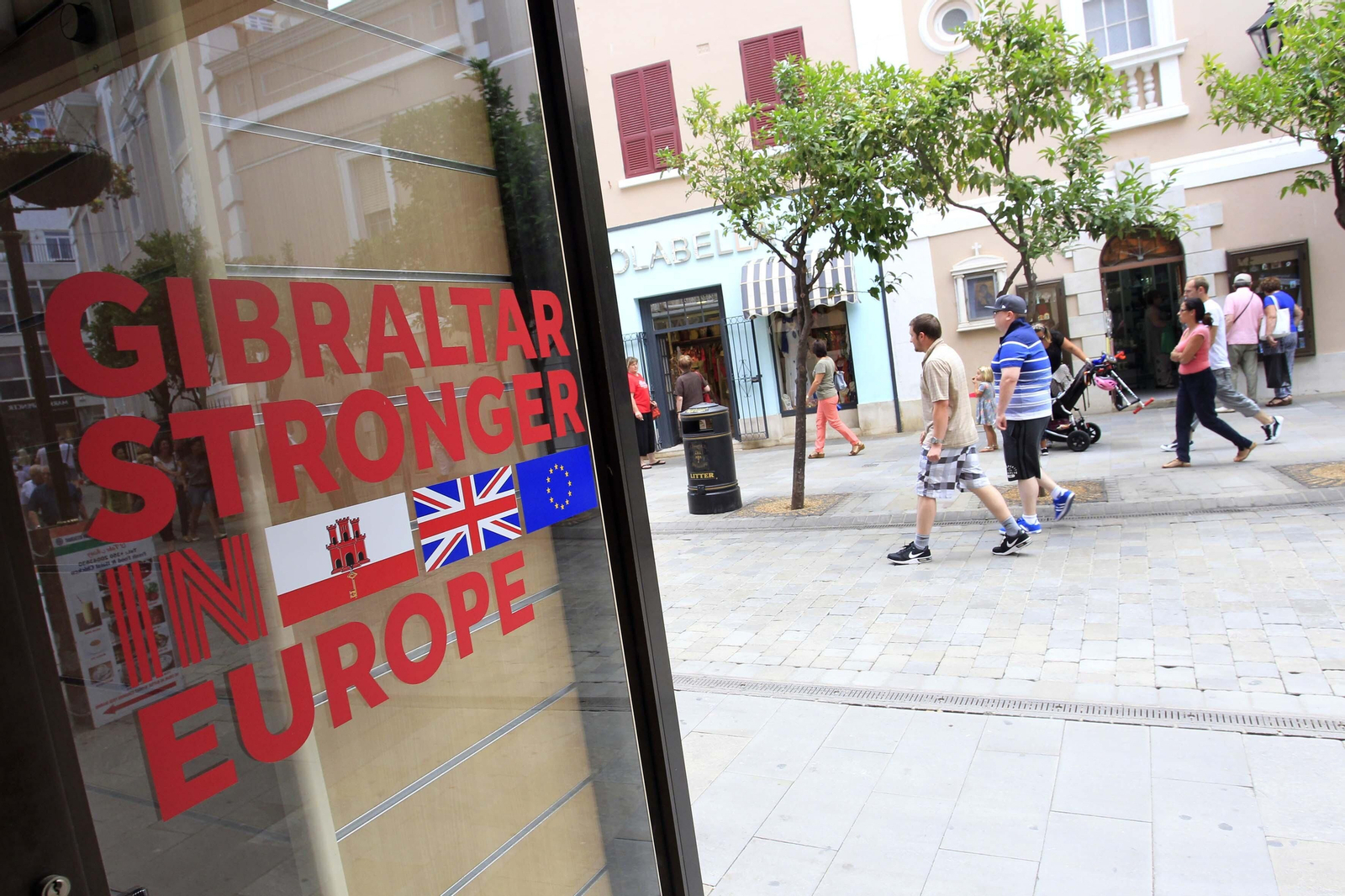 La oficina de información sobre el referéndum que estuvo abierta en Gibraltar.