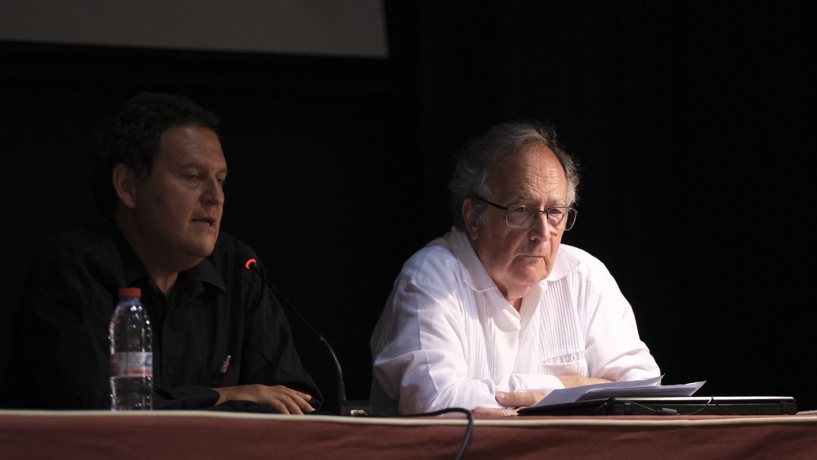 Bernard Vincent durante su conferencia de este jueves en Vélez-Blanco.