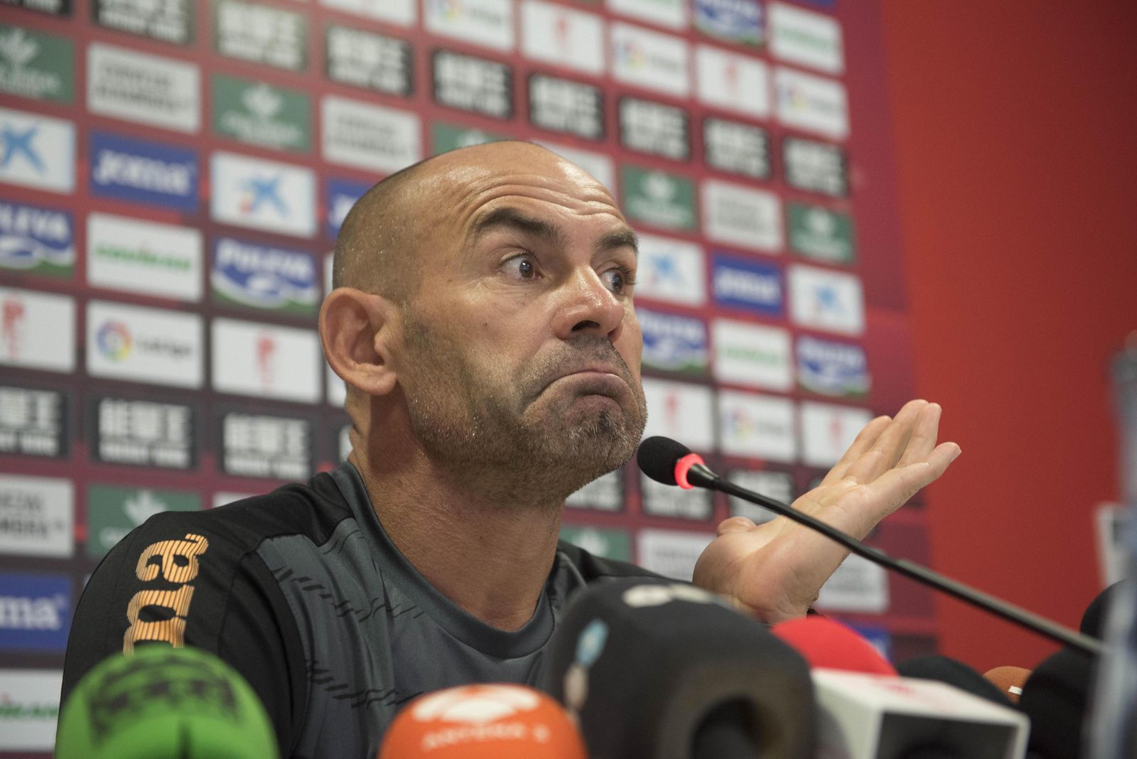 Paco Jémez durante su etapa en el Granada CF
