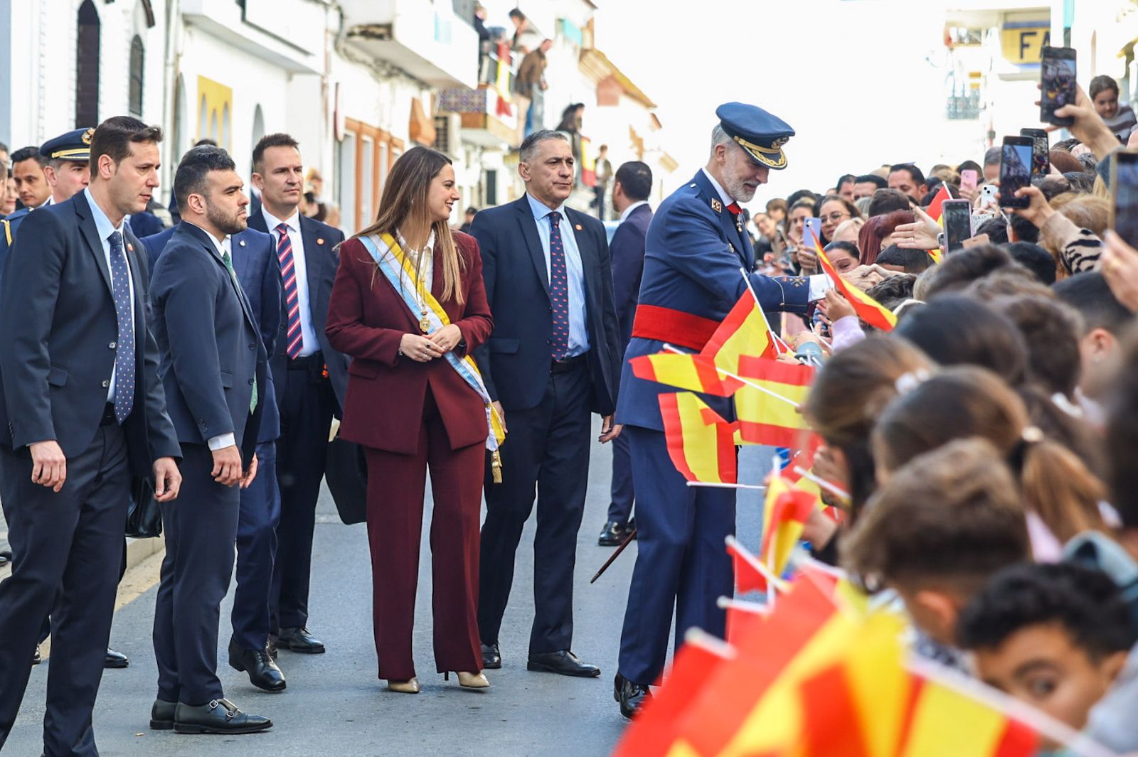 La llegada de S.M. el Rey Felipe VI a Palos de la Frontera, en fotografías
