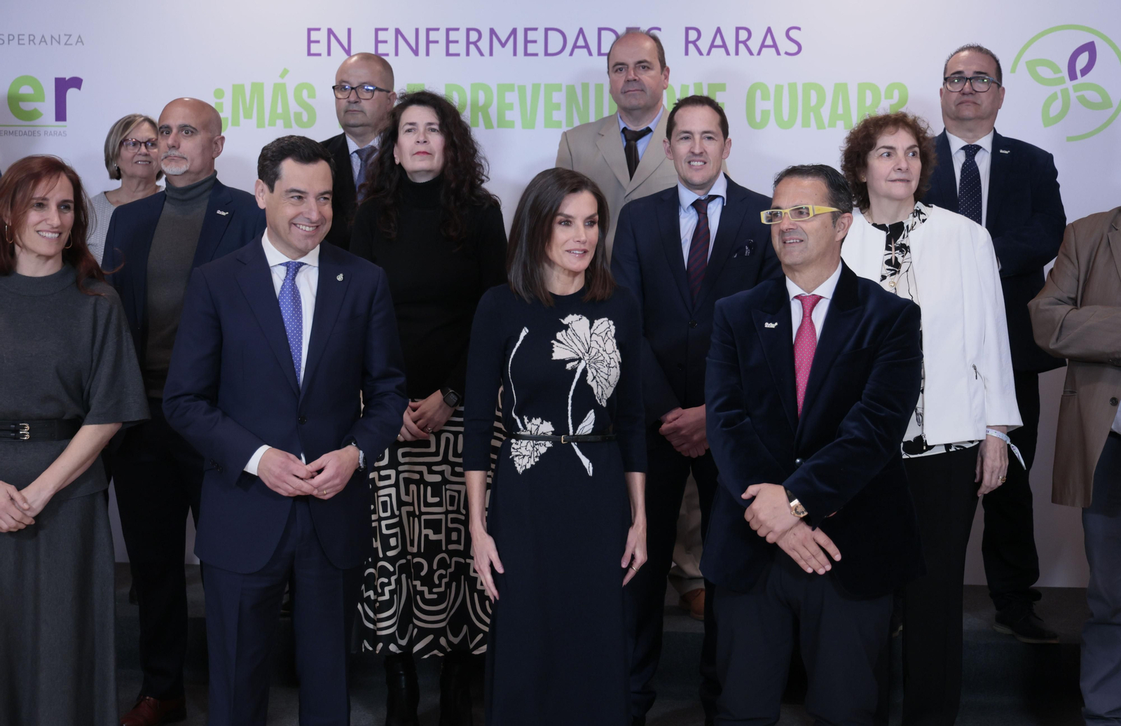 Las imágenes de la reina Leticia en el congreso de enfermedades raras